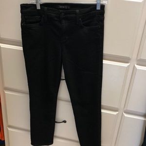 Joe’s black strait ankle jeans